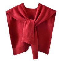 Women's Casual Solid Color Knit Shawl sku image 6