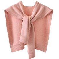 Women's Casual Solid Color Knit Shawl sku image 2
