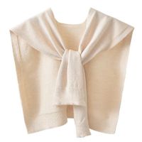 Women's Casual Solid Color Knit Shawl sku image 9