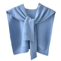 Women's Casual Solid Color Knit Shawl main image 4