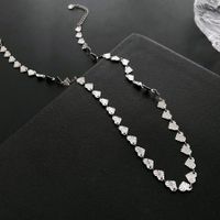 Basic Modern Style Heart Shape Titanium Steel Plating Necklace sku image 1