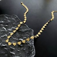 Basic Modern Style Heart Shape Titanium Steel Plating Necklace sku image 2