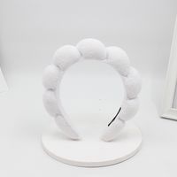 Classic Style Solid Color Sponge Hair Band main image 2