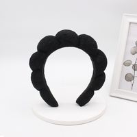 Classic Style Solid Color Sponge Hair Band sku image 1