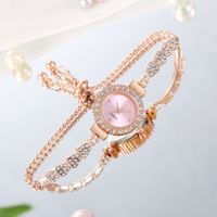 Classic Style Solid Color Telescopic Rope Quartz Women's Watches sku image 2