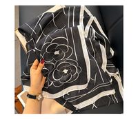 Women's Casual Simple Style Flower Cotton And Linen Printing Scarf main image 2