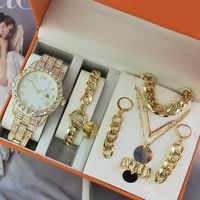 Vintage Style Simple Style Solid Color Jewelry Buckle Quartz Women's Watches main image 2