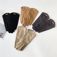 Women's Elegant Basic Solid Color Gloves 1 Set main image 5