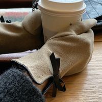 Women's Basic Bow Knot Gloves 2 Pieces main image 5