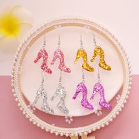 Wholesale Jewelry Lady High Heel Plastic Drop Earrings main image 5