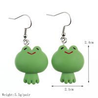 Wholesale Jewelry Cartoon Style Animal Resin Drop Earrings sku image 4