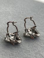 1 Pair Modern Style Geometric Plating Metal Earrings sku image 2