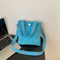 Women's Small Polyester Solid Color Basic Bucket Magnetic Buckle Handbag sku image 9