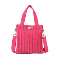 Women's Small Polyester Solid Color Basic Bucket Magnetic Buckle Handbag main image 5