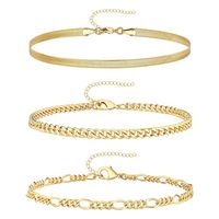 Simple Style Solid Color Copper Plating Gold Plated Bracelets main image 2