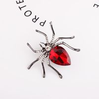 Halloween Brooch Cross-border Animal Spider Crystal Brooch Corsage Fashion Diamond-embedded Scarf Buckle Brooch Ornament Wholesale sku image 6