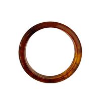 Simple Style Solid Color Arylic Resin Women's Bangle main image 2