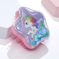 Basic Simple Style Classic Style Unicorn Abs Hair Combs main image 3