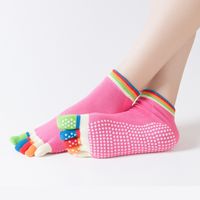 Women's Cartoon Style Sports Color Block Solid Color Cotton Crew Socks A Pair sku image 4