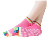 Women's Cartoon Style Sports Color Block Solid Color Cotton Crew Socks A Pair main image 4