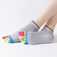 Women's Cartoon Style Sports Color Block Solid Color Cotton Crew Socks A Pair sku image 5
