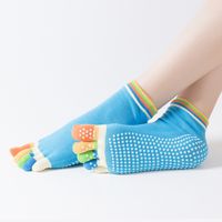 Women's Cartoon Style Sports Color Block Solid Color Cotton Crew Socks A Pair sku image 14
