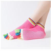 Women's Cartoon Style Sports Color Block Solid Color Cotton Crew Socks A Pair main image 2