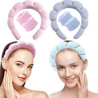Simple Style Color Block Towel Velvet Hair Band main image 1