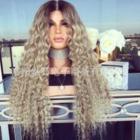 Women's Simple Style Casual High Temperature Wire Centre Parting Long Curly Hair Wigs main image 4