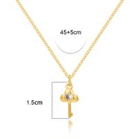 Einfacher Stil Kreuzen Stern Wassertropfen Kupfer Emaille Inlay Künstliche Edelsteine Halskette Mit Anhänger main image 4