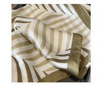 Women's Elegant Simple Style Stripe Mulberry Silk Printing Silk Scarf main image 4