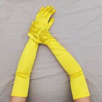 Women's Elegant Solid Color Gloves 1 Set sku image 5