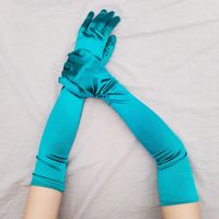 Women's Elegant Solid Color Gloves 1 Set sku image 18