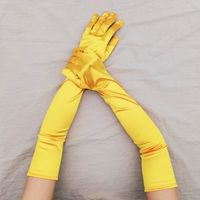 Women's Elegant Solid Color Gloves 1 Set sku image 6
