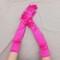 Women's Elegant Solid Color Gloves 1 Set sku image 15