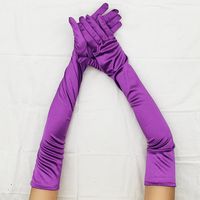 Women's Elegant Solid Color Gloves 1 Set sku image 23
