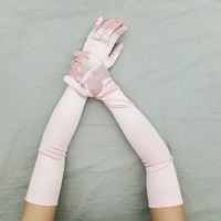 Women's Elegant Solid Color Gloves 1 Set sku image 16