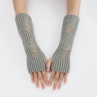 Women's Original Design Stripe Gloves 1 Pair sku image 1