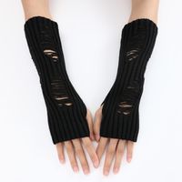 Women's Original Design Stripe Gloves 1 Pair sku image 6