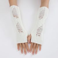 Women's Original Design Stripe Gloves 1 Pair sku image 2