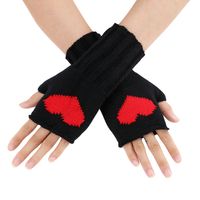 Women's Sweet Heart Shape Gloves 1 Pair main image 6