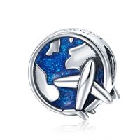 Casual Soldier Astronaut Sterling Silver Plating Inlay Zircon Jewelry Accessories sku image 2