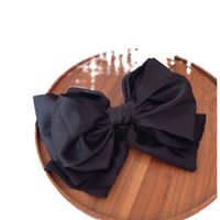Simple Style Solid Color Bow Knot Cloth Hair Clip main image 2