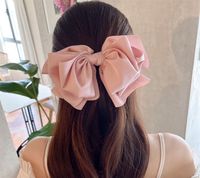 Simple Style Solid Color Bow Knot Cloth Hair Clip sku image 3