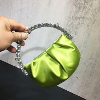 Nylon Solid Color Dumpling Shape Evening Bags sku image 3