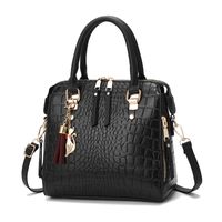 Women's Large Pu Leather Solid Color Streetwear Square Zipper Shoulder Bag Handbag Crossbody Bag sku image 2