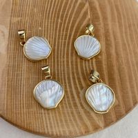 Simple Style Color Block Shell Wholesale Charms Jewelry Accessories main image 5