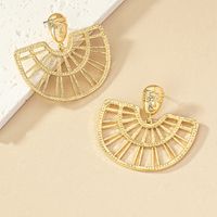 1 Pair Modern Style Streetwear Sector Plating Alloy Earrings main image 3