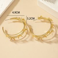 1 Pair Retro Modern Style Butterfly Plating Alloy Earrings main image 4