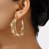 1 Pair Retro Modern Style Butterfly Plating Alloy Earrings main image 1
